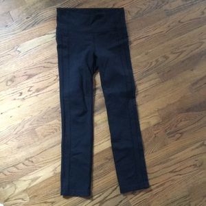 Athleta black skinny workout pant